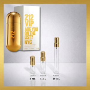 212 VIP - Eau de Parfum - feminino - Perfume de bolso - Decant